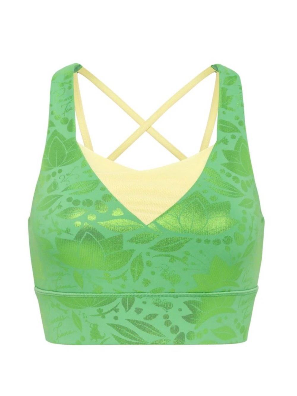 Crowned Athletics Disney Princess Tiana Sports Bra